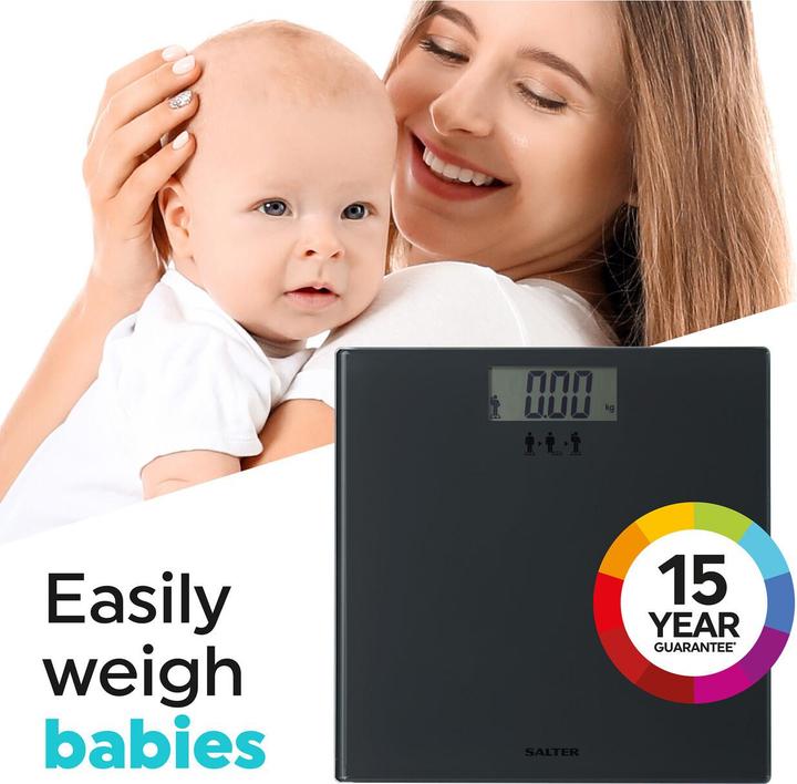 Actual product image Salter SA00300 GGFEU16 Add and Weigh Scale Black (180 kg)