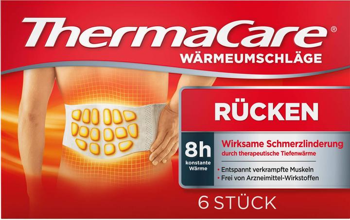 Produktbild Thermacare Wärmeumschläge bei Rückenschmerzen, 6 St. Pflaster (6 x)