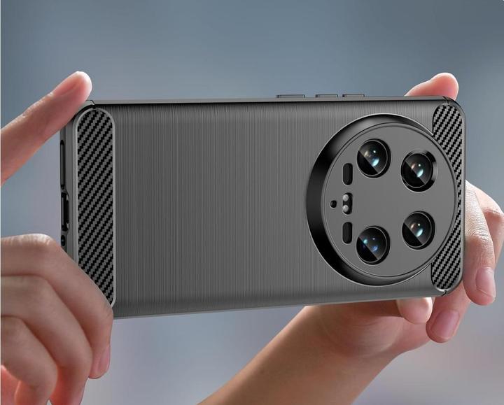 Immagine prodotto Screenguard Xiaomi 14 Ultra Custodia Carbon Brushed Soft TPU (Xiaomi 14 Ultra)