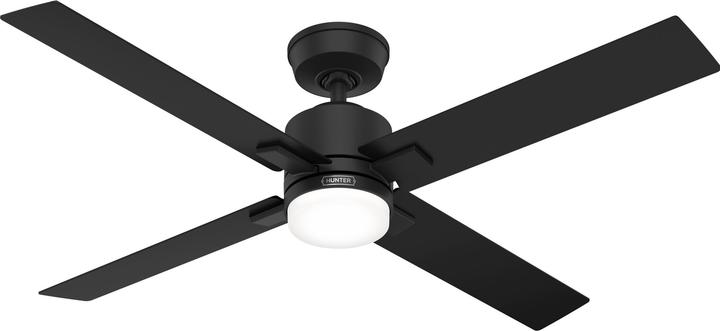 Actual product image Hunter Fans DC Deckenventilator Mila Schwarz mit LED & Fernbedienung (44 dB)