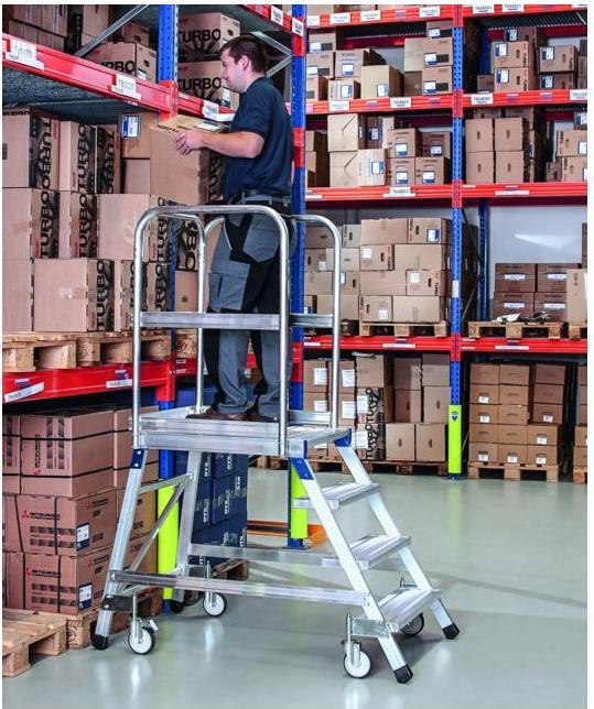 Produktbild Zarges Podesttreppe Z 600 - 5 (Gerüst, 60 cm)