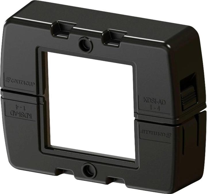 Produktbild Conta-Clip KDSI-AD 1-4 BK Abdeckkappe Polyamid 6.6 Schwarz 1 St. (Kabelschlauch, 8.10 cm)