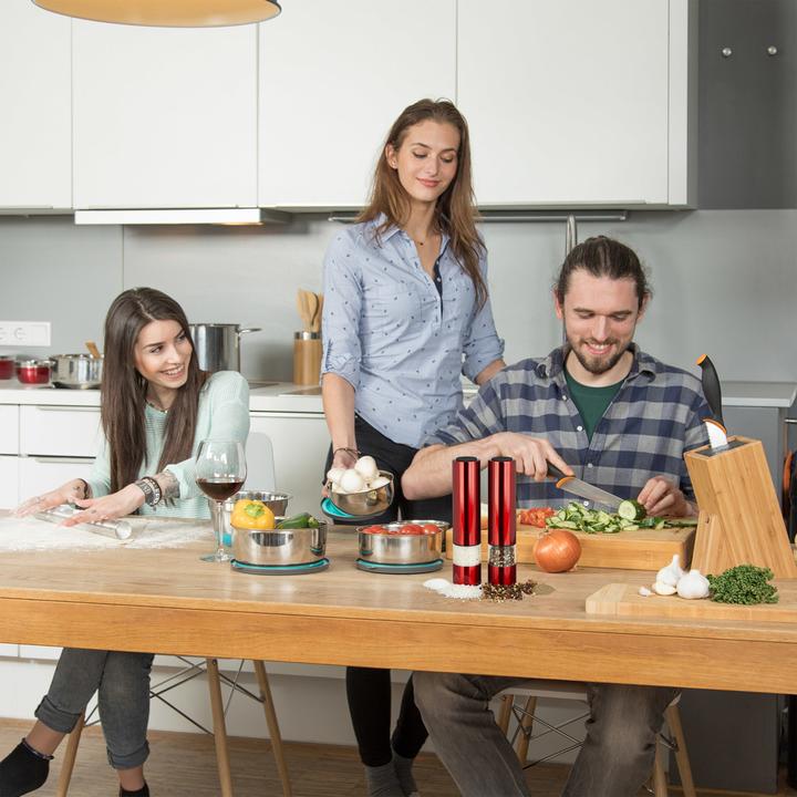 Produktbild Relaxdays Elektrische Pfeffermühle (Salz, Pfeffer, Meersalz, Chili)