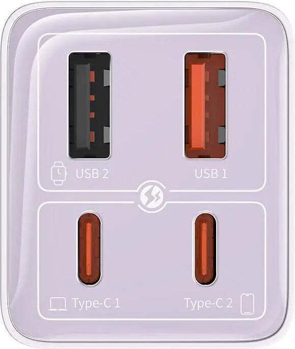 Produktbild Baseus GAN6 Pro Fast Charger, 2xUSB-C 2xUSB, 65W (65 W)