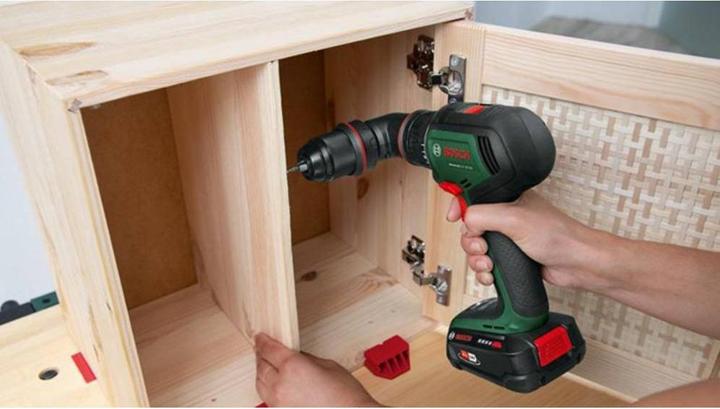 Image du produit Bosch Home & Garden Perceuse-visseuse sans fil AdvancedDrill 18V-80 QuickSnap, 2x batterie PBA 18V 2.5Ah (Fonctionnement sur batterie)