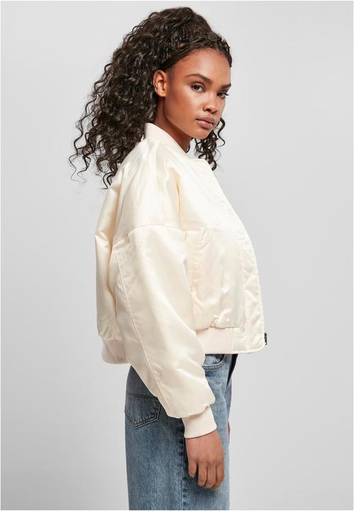 Produktbild Urban Classics Ladies Short Oversized Satin Bomber Jacket (M)