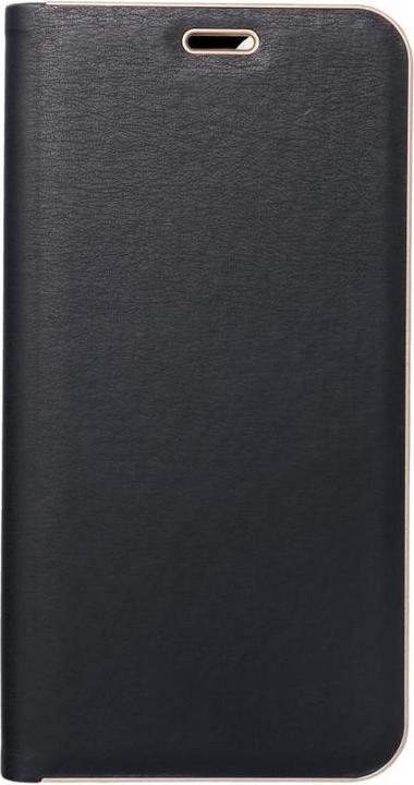 Produktbild OEM Buchtasche LUNA Book Gold für SAMSUNG A54 5G schwarz (Samsung Galaxy A54 5G)