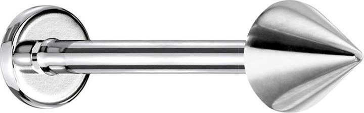 Star Piercing Micro Labret silber mit Cone (ohne Messing, Chirurgenstahl 316L)