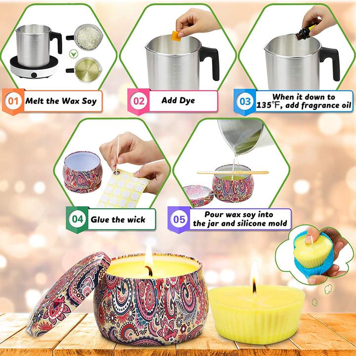 Immagine prodotto Popolic Kit per la creazione di candele
