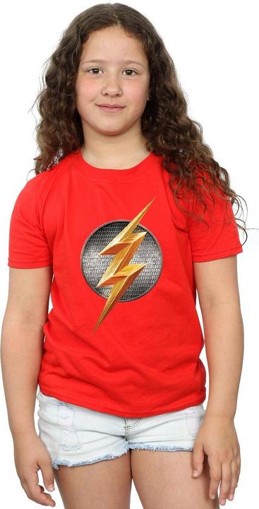 Produktbild Justice League Movie Flash Emblem TShirt Mädchen (140, 146)