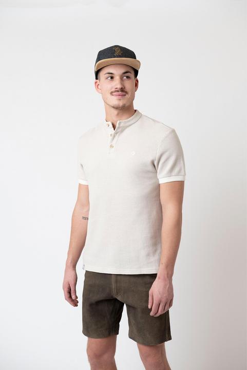 Image du produit Bavarian Caps Polo en maille fine Edelweiss (M)