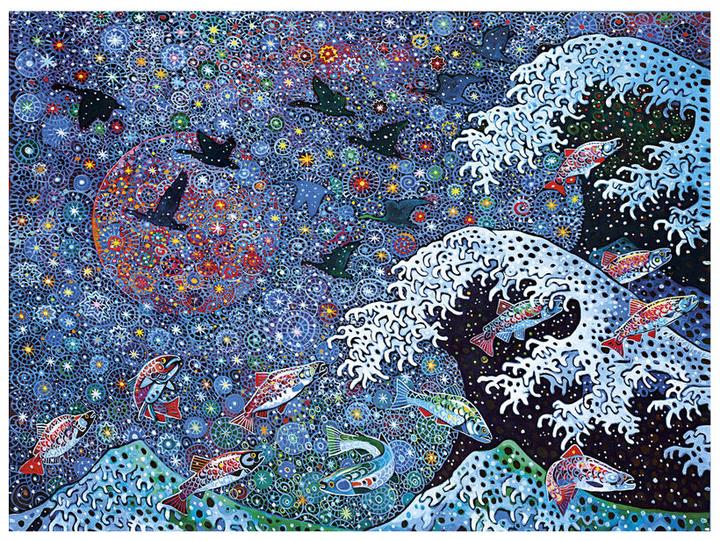 Actual product image Clementoni 35074 Puzzle jigsaw (e) art (500 pieces)