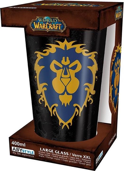 Image du produit ABYstyle WORLD OF WARCRAFT - Grand verre - 400ml - Alliance - box x2