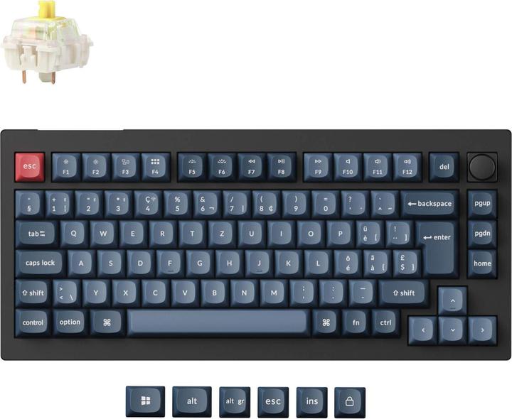 Actual product image Keychron V1 Max (CH, Wireless, Cable)