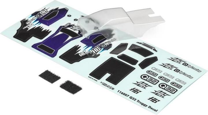 Actual product image HB Racing Q32 D8T TESSMANN EDITION BODY (CLEAR)