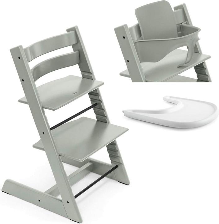 Actual product image Stokke Tripp Trapp High Chair incl. Baby Set and Tray (Highchair)