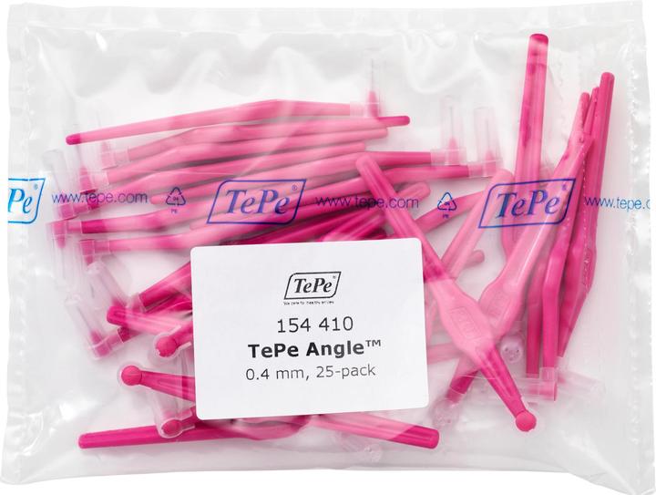 Actual product image TePe Angle interdental brush MULTIPACK pink (25 x, 0.40 mm)