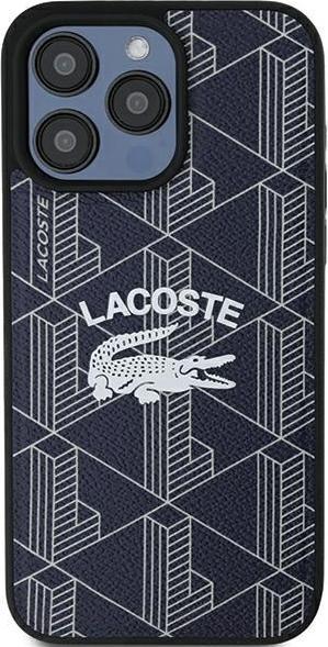 Produktbild Lacoste LCHMP15XPIGV iPhone 15 Pro Max 6.7" granatowy/navy hardcase Monogram Vintage Logo MagSafe (Apple iPhone 15 Pro Max)