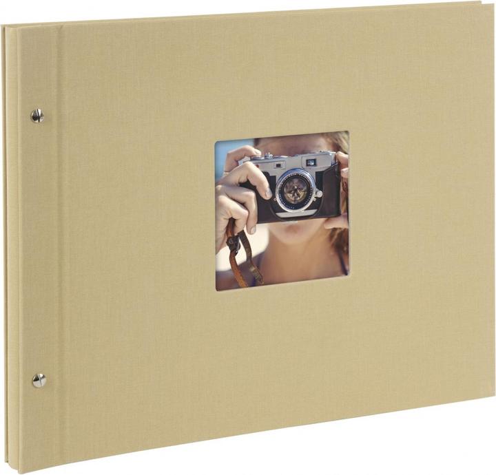 Actual product image Goldbuch Bella Vista 39x31 Screw Album 40 white pages (10 x 15 cm, 13 x 18 cm)