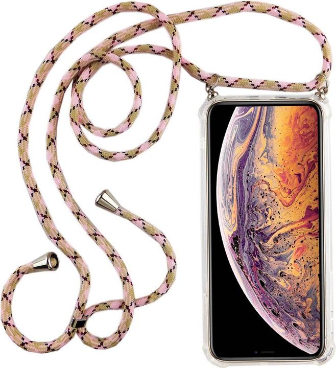 Produktbild König Design Apple iPhone XR Handykette Hülle mit Band Case zum umhängen mit Kordel Etui Rosa