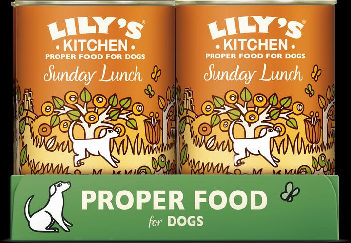 Image du produit Lily's Kitchen Nassfutter Sunday Lunch, 6 x 400 g (Adulte, 1 pcs, 2770 g)