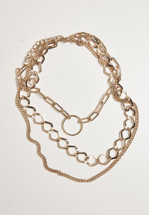 Immagine prodotto Urban Classics Lacche da collo con stratificazione ad anello (100% Ferro)