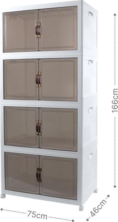 Produktbild Hermex Modul-Set 75 Aufbewahrungsbox Vorratsschrank 1 Basis 3 Erweiterungen (573.45 l)