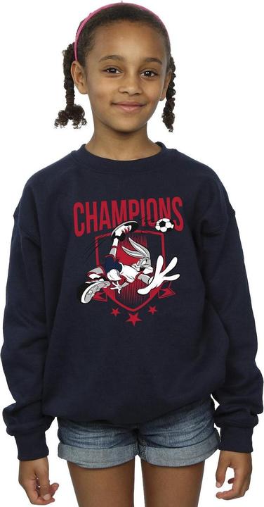 Actual product image Looney Tunes Girls Bugs Bunny Champions Sweatshirt (152, 158)