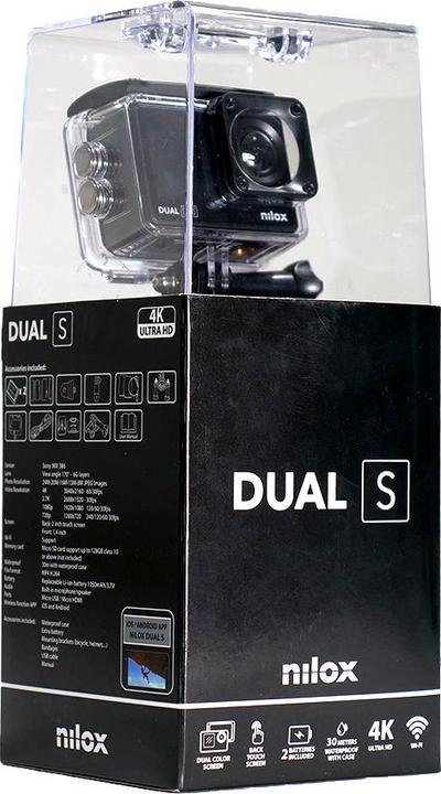 Produktbild Nilox DUAL S Action-Sportkamera 13 MP 4K Ultra HD CMOS 68 g