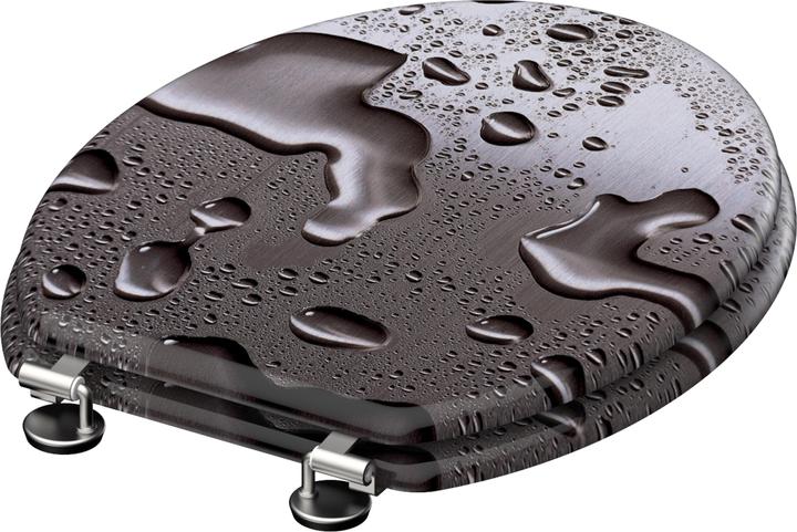 Actual product image Schütte MDF WC-Sitz GREY STEEL