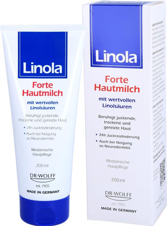 Produktbild Dr. Wolff Linola forte Hautmilch, 200 ml Lotion (Körpermilch, 200 ml)