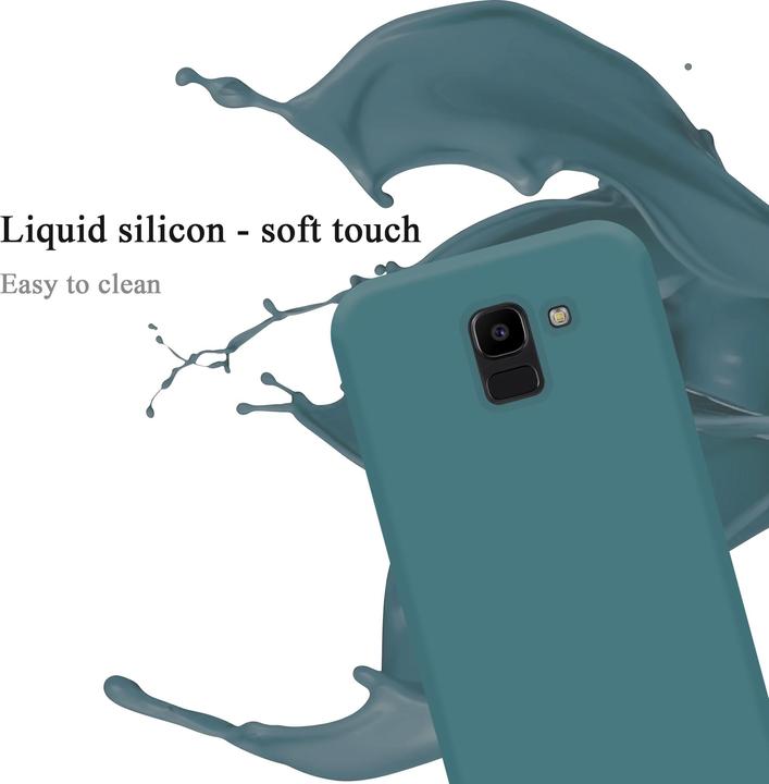 Productafbeelding Cadorabo TPU Liquid Silicone Case Cover (Samsung Galaxy J6 (2018))