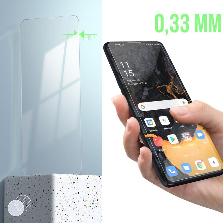 Immagine prodotto Avizar Pellicola protettiva dello schermo in vetro di durezza 9H (1 Pezzo/i, Oppo Find X5 Pro)