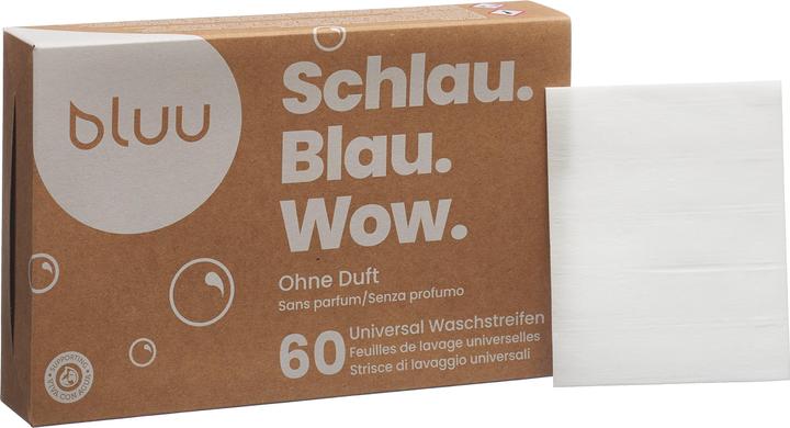Actual product image bluu Universal washing strips (60 Washing cycles, Washcloths)