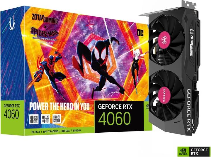 Immagine prodotto Zotac GeForce RTX 4060 Twin Edge OC SPIDER-MAN (8 GB)