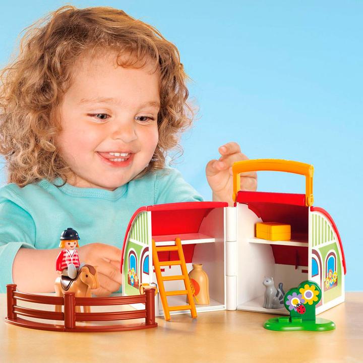 Actual product image Playmobil My ride-along horse farm (70180, Playmobil 1.2.3)