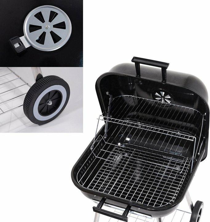 Actual product image Cattara Charcoal grill rectangular TRAPANI 46cm