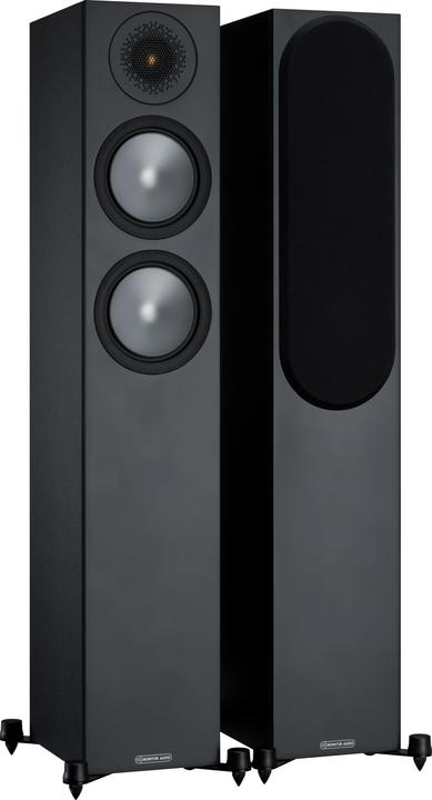 Monitor Audio Floorstanding speaker pair Bronze 200 Black (1 pair, 120 W)