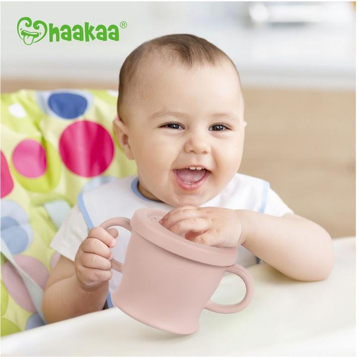 Actual product image Haakaa Drink and Snack Cup - Rust
