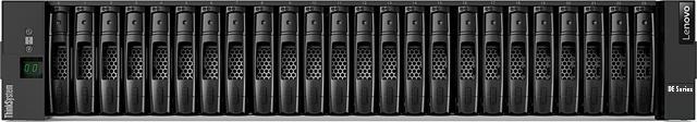 Actual product image Lenovo ThinkSystem DE4000F 2U24 SFF cont (iSCSI)