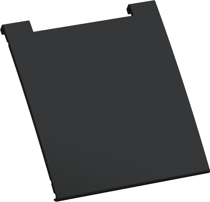 Actual product image Bachmann KAPSA XX-Small - Safety cover for power strip - black, RAL 9005 (927.501) (Cover)
