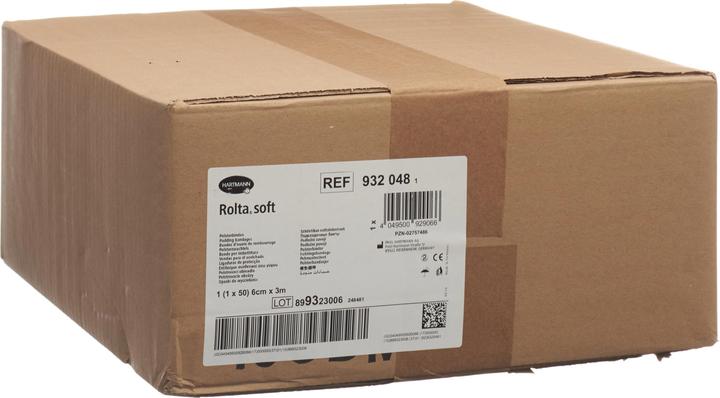 Produktbild IVF Hartmann Rolta Soft Polyester Wattebinden unsteril 6 cm x 3 m