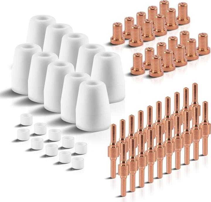 Produktbild Stahlwerk Verschleissteile Set 60 Teile für Plasmaschneider PT-31 Plasmazubehör