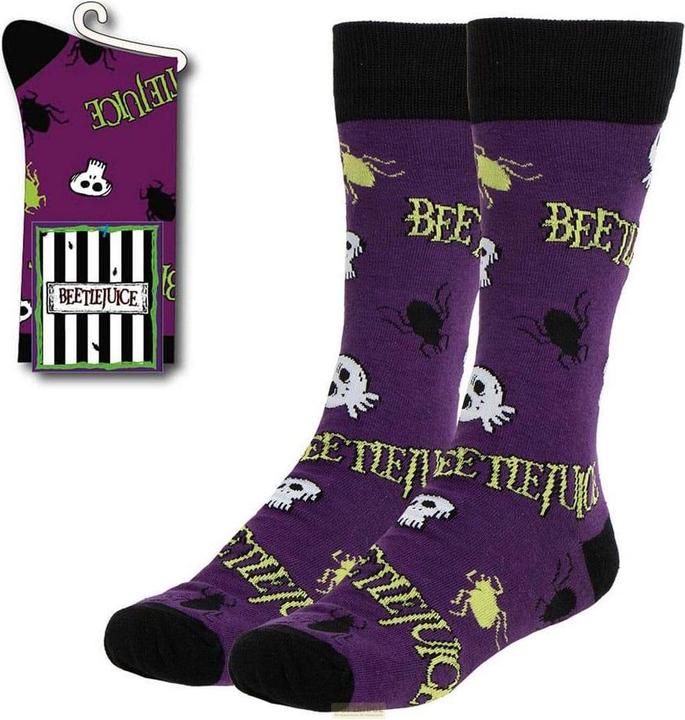 Immagine prodotto Cerdá Calzini Beetlejuice viola 38-45 (Confezione singola, 38 - 45)