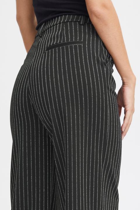 Actual product image Pulz Jeans Pulz - PZKIRA LUREX HW Pants Wide Leg - Trousers - 50207741 (XL)