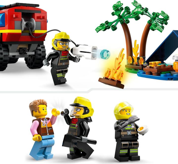 Actual product image LEGO All-terrain fire engine with rescue boat (60412, LEGO City)