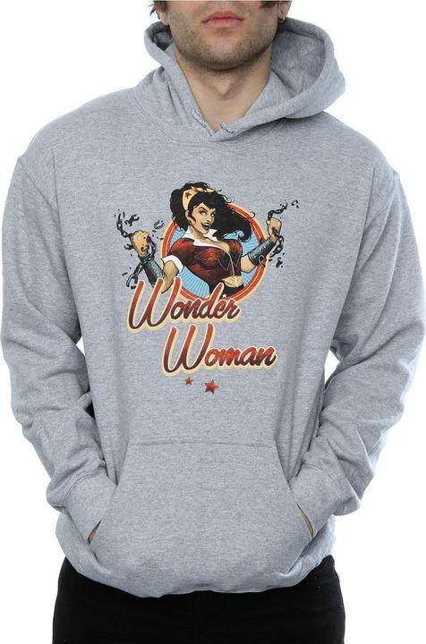 Produktbild DC Bombshells Wonder Woman Badge Kapuzenpullover (XL)