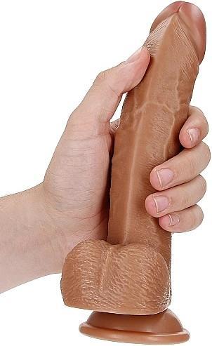Image du produit RealRock Dildo with Balls and Suction Cup - 8"/ 20,5 cm