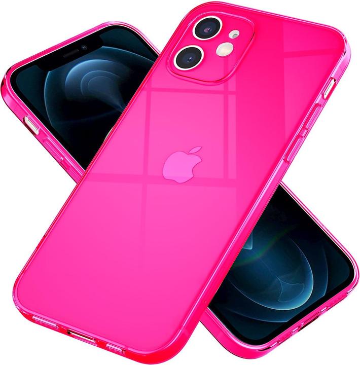 Actual product image Nalia Clear Neon Cell Phone Case (Apple iPhone 12 mini)