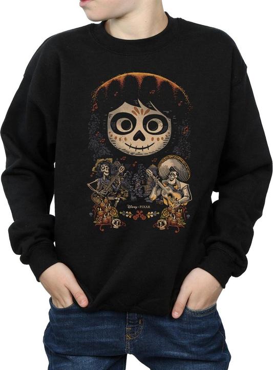 Produktbild Disney Coco Miguel Face Poster Sweatshirt Jungen (140, 146)